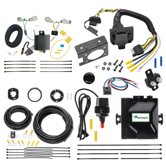 For 2016-2018 Lincoln MKX Tekonsha Prodigy iD Bluetooth Wireless Brake Control + 7-Way RV Wiring By Tekonsha