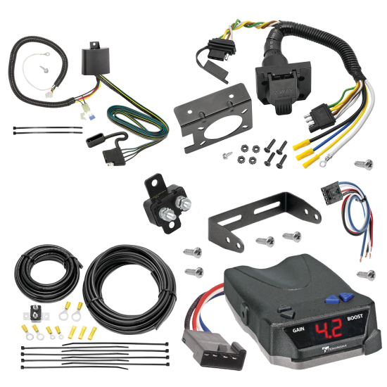 For 2017-2022 Honda CR-V 7-Way RV Wiring + Tekonsha BRAKE-EVN Brake Control + Generic BC Wiring Adapter By Tekonsha