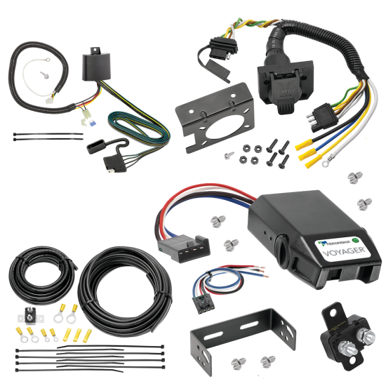 For 2017-2022 Honda CR-V 7-Way RV Wiring + Tekonsha Voyager Brake Control + Generic BC Wiring Adapter By Tekonsha