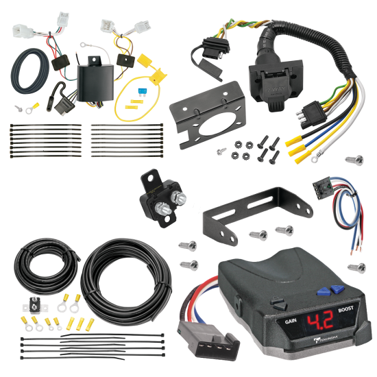 For 2017-2024 KIA Niro 7-Way RV Wiring + Tekonsha BRAKE-EVN Brake Control + Generic BC Wiring Adapter By Tekonsha