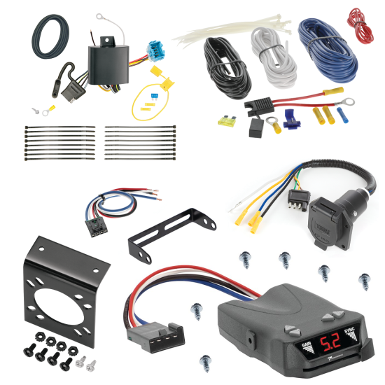 For 2018-2023 Honda Odyssey 7-Way RV Wiring + Tekonsha Brakeman IV Brake Control + Generic BC Wiring Adapter (For Without Fuse Provisions Models) By Tekonsha