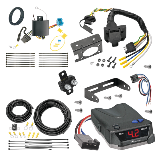 For 2018-2023 Honda Odyssey 7-Way RV Wiring + Tekonsha BRAKE-EVN Brake Control + Generic BC Wiring Adapter (For Without Fuse Provisions Models) By Tekonsha