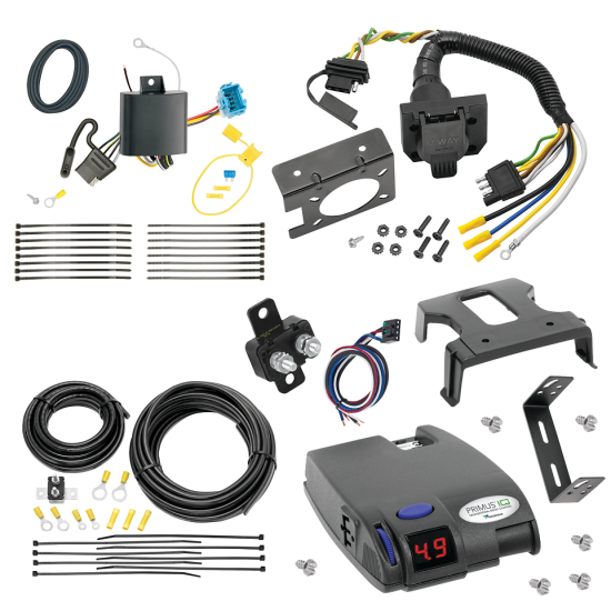 For 2018-2023 Honda Odyssey 7-Way RV Wiring + Tekonsha Primus IQ Brake Control (For Without Fuse Provisions Models) By Tekonsha