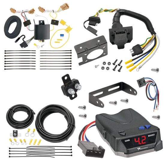 For 2021-2024 Volkswagen Atlas 7-Way RV Wiring + Tekonsha BRAKE-EVN Brake Control + Generic BC Wiring Adapter (Excludes: Cross Sport Models) By Tekonsha