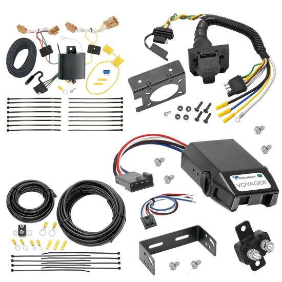 For 2021-2024 Volkswagen Atlas 7-Way RV Wiring + Tekonsha Voyager Brake Control + Generic BC Wiring Adapter (Excludes: Cross Sport Models) By Tekonsha