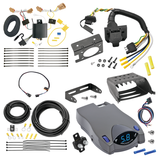 For 2018-2020 Volkswagen Atlas 7-Way RV Wiring + Tekonsha Prodigy P2 Brake Control + Plug & Play BC Adapter (Excludes: Cross Sport Models) By Tekonsha