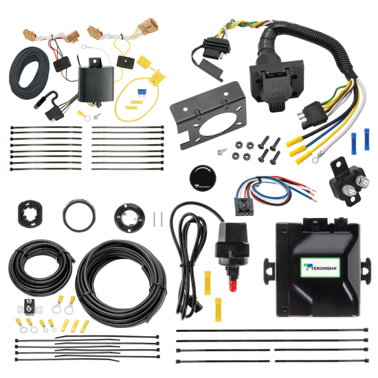 For 2021-2024 Volkswagen Atlas Tekonsha Prodigy iD Bluetooth Wireless Brake Control + 7-Way RV Wiring (Excludes: Cross Sport Models) By Tekonsha