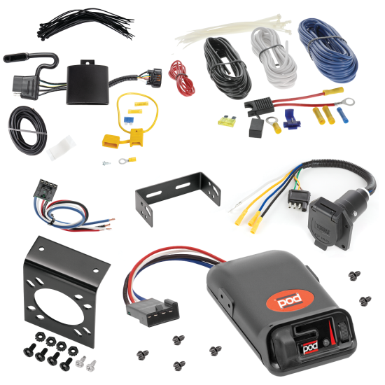 For 2023-2023 KIA Sorento 7-Way RV Wiring + Pro Series POD Brake Control + Generic BC Wiring Adapter By Tekonsha