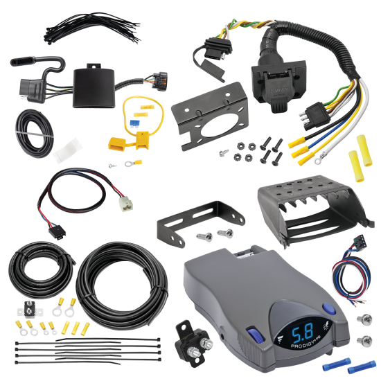 For 2022-2024 Hyundai Santa Cruz 7-Way RV Wiring + Tekonsha Prodigy P2 Brake Control + Plug & Play BC Adapter By Tekonsha