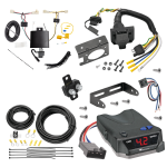 For 2019-2024 Toyota RAV4 7-Way RV Wiring + Tekonsha BRAKE-EVN Brake Control + Generic BC Wiring Adapter By Tekonsha