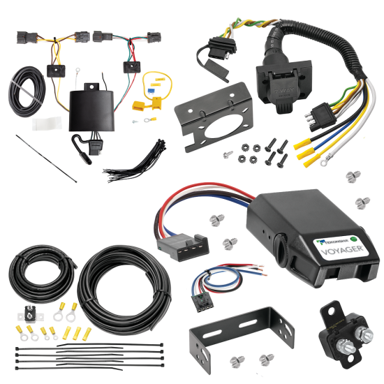 For 2019-2021 Hyundai Tucson 7-Way RV Wiring + Tekonsha Voyager Brake Control + Generic BC Wiring Adapter By Tekonsha