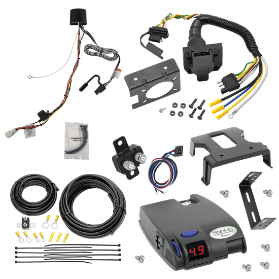 For 2021-2024 Toyota Sienna 7-Way RV Wiring + Tekonsha Primus IQ Brake Control By Tekonsha