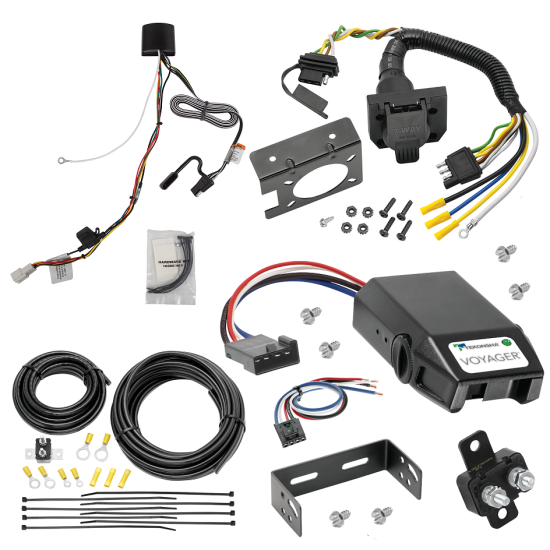 For 2021-2024 Toyota Sienna 7-Way RV Wiring + Tekonsha Voyager Brake Control + Generic BC Wiring Adapter By Tekonsha