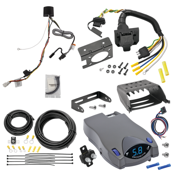 For 2021-2024 Toyota Sienna 7-Way RV Wiring + Tekonsha Prodigy P2 Brake Control By Tekonsha