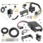 For 2021-2024 Toyota Venza 7-Way RV Wiring + Tekonsha Voyager Brake Control + Generic BC Wiring Adapter By Tekonsha