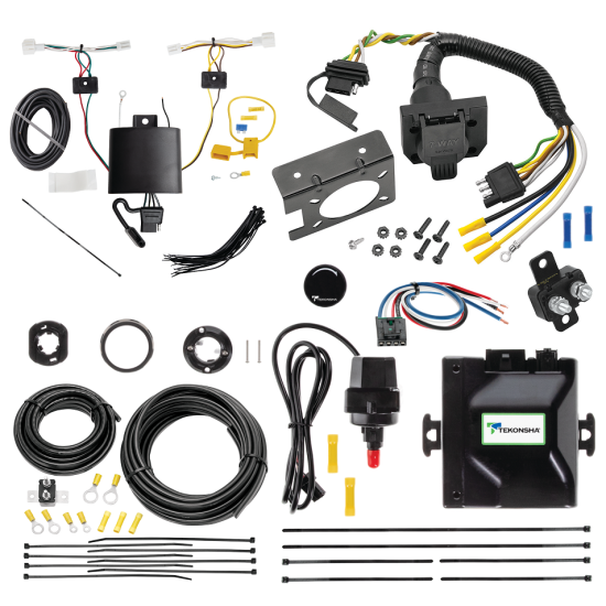 For 2020-2024 Mitsubishi Outlander Sport Tekonsha Prodigy iD Bluetooth Wireless Brake Control + 7-Way RV Wiring By Tekonsha