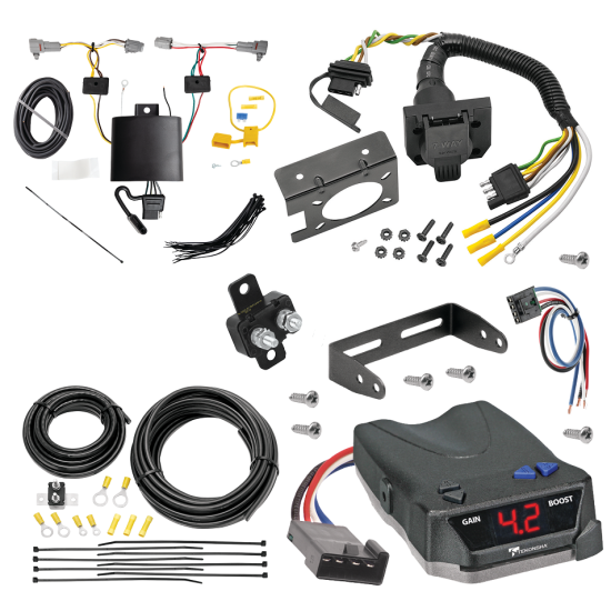 For 2020-2022 Subaru Legacy 7-Way RV Wiring + Tekonsha BRAKE-EVN Brake Control + Generic BC Wiring Adapter (For Sedan Models) By Tekonsha