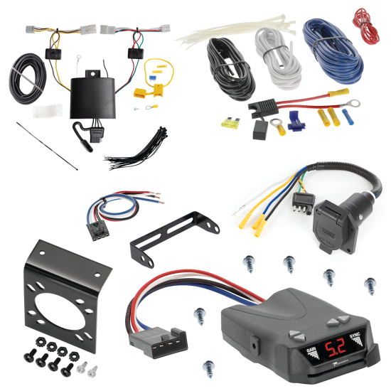 For 2019-2022 Lexus UX250h 7-Way RV Wiring + Tekonsha Brakeman IV Brake Control + Generic BC Wiring Adapter By Tekonsha