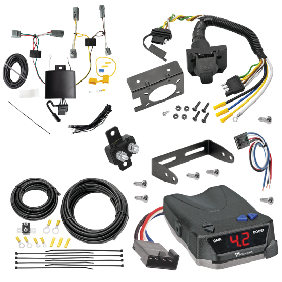 For 2022-2024 Toyota Corolla Cross 7-Way RV Wiring + Tekonsha BRAKE-EVN Brake Control + Generic BC Wiring Adapter (Excludes: w/LED Taillights Models) By Tekonsha