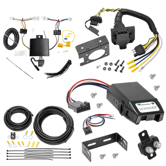 For 2022-2022 Lexus NX350 7-Way RV Wiring + Tekonsha Voyager Brake Control + Generic BC Wiring Adapter By Tekonsha