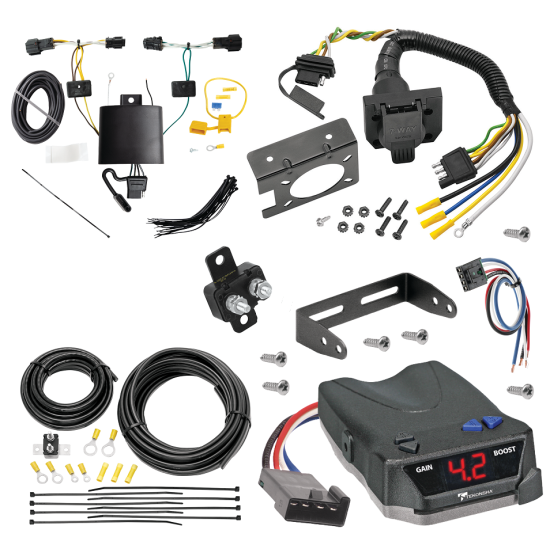 For 2022-2024 KIA EV6 7-Way RV Wiring + Tekonsha BRAKE-EVN Brake Control + Generic BC Wiring Adapter By Tekonsha