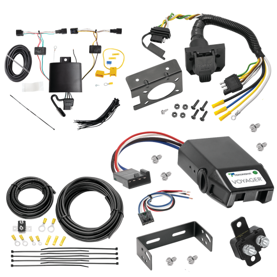 For 2023-2024 KIA Sportage 7-Way RV Wiring + Tekonsha Voyager Brake Control + Generic BC Wiring Adapter By Tekonsha