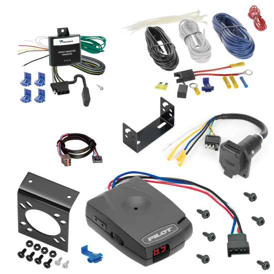 For 2008-2010 Mercury Mountaineer 7-Way RV Wiring + Pro Series Pilot Brake Control + Plug & Play BC Adapter By Tekonsha