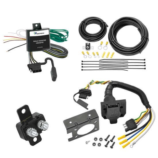 For 1984-1996 Jeep Cherokee 7-Way RV Wiring By Tekonsha