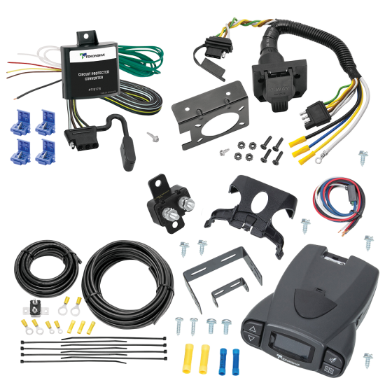 For 2005-2010 KIA Sportage 7-Way RV Wiring + Tekonsha Prodigy P3 Brake Control By Tekonsha