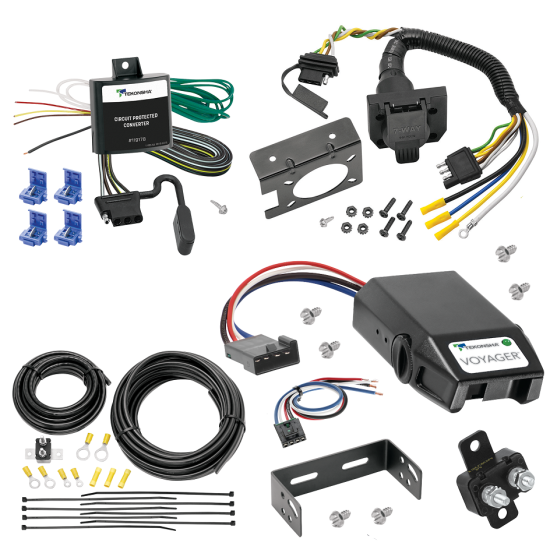 For 2005-2010 KIA Sportage 7-Way RV Wiring + Tekonsha Voyager Brake Control + Generic BC Wiring Adapter (For V6 Engine Models) By Tekonsha