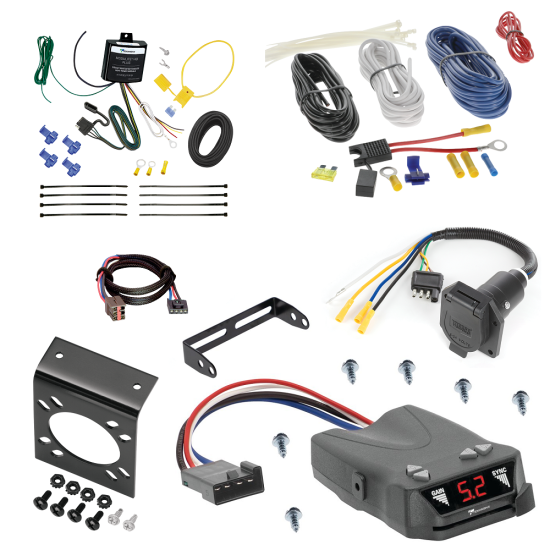 For 1999-2003 Ford Windstar 7-Way RV Wiring + Tekonsha Brakeman IV Brake Control + Plug & Play BC Adapter (For (Built Before 11/2002) Models) By Tekonsha