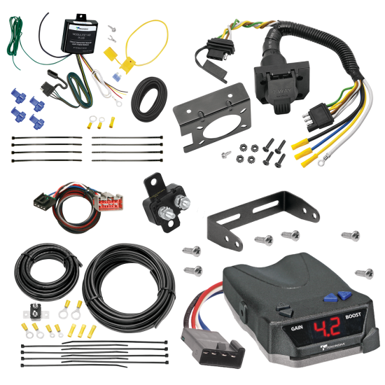 For 2012-2014 Lincoln MKT 7-Way RV Wiring + Tekonsha BRAKE-EVN Brake Control + Plug & Play BC Adapter By Tekonsha