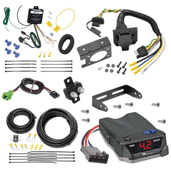 For 2021-2023 Mercedes-Benz GLE350 7-Way RV Wiring + Tekonsha BRAKE-EVN Brake Control + Plug & Play BC Adapter By Tekonsha