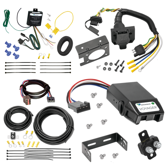 For 1999-2003 Ford Windstar 7-Way RV Wiring + Tekonsha Voyager Brake Control + Plug & Play BC Adapter (For (Built Before 11/2002) Models) By Tekonsha