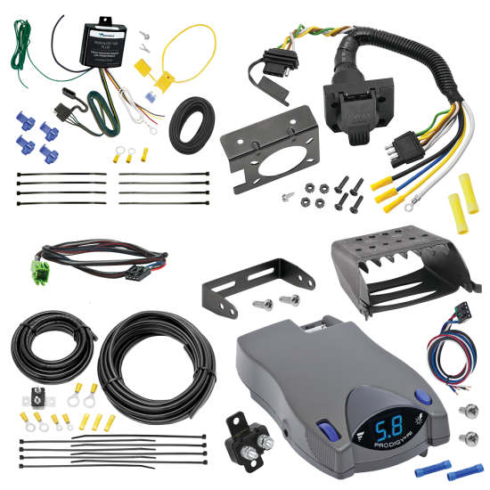 For 2022-2022 Mercedes-Benz Sprinter 3500 7-Way RV Wiring + Tekonsha Prodigy P2 Brake Control + Plug & Play BC Adapter By Tekonsha