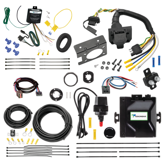 For 1999-2003 Ford Windstar Tekonsha Prodigy iD Bluetooth Wireless Brake Control + Plug & Play BC Adapter + 7-Way RV Wiring (For (Built Before 11/2002) Models) By Tekonsha