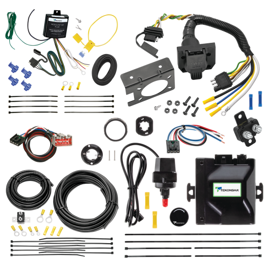 For 2012-2014 Lincoln MKT Tekonsha Prodigy iD Bluetooth Wireless Brake Control + Plug & Play BC Adapter + 7-Way RV Wiring By Tekonsha