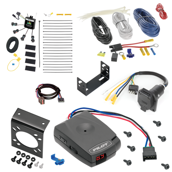 For 2010-2011 Lincoln MKT 7-Way RV Wiring w/ Zero Contact ZCI Module + Pro Series Pilot Brake Control + Plug & Play BC Adapter By Tekonsha