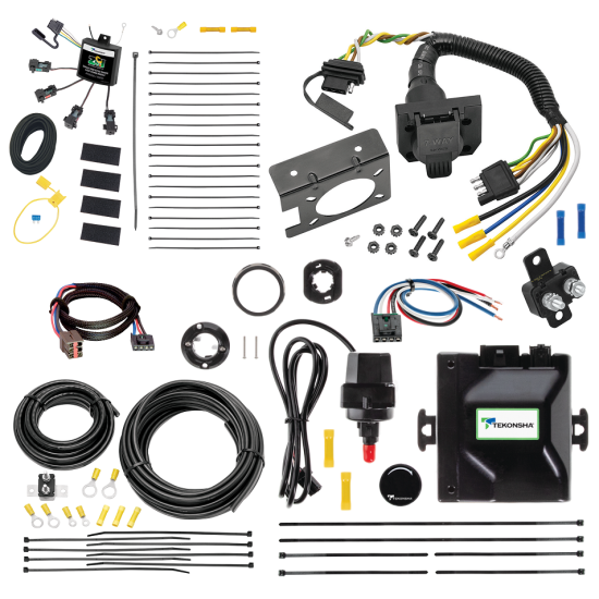 For 2010-2011 Lincoln MKT Tekonsha Prodigy iD Bluetooth Wireless Brake Control + Plug & Play BC Adapter + 7-Way RV Wiring w/ Zero Contact ZCI Module By Tekonsha