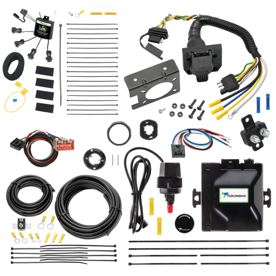 For 2012-2014 Lincoln MKT Tekonsha Prodigy iD Bluetooth Wireless Brake Control + Plug & Play BC Adapter + 7-Way RV Wiring w/ Zero Contact ZCI Module By Tekonsha