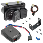 For 2014-2020 GMC Sierra 1500 7-Way RV Wiring + Pro Series Pilot Brake Control + Plug & Play BC Adapter By Tekonsha