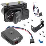 For 2007-2013 GMC Sierra 1500 7-Way RV Wiring + Pro Series Pilot Brake Control + Generic BC Wiring Adapter By Tekonsha