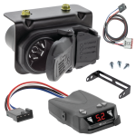 For 2019-2024 GMC Sierra 1500 7-Way RV Wiring + Tekonsha Brakeman IV Brake Control + Plug & Play BC Adapter By Tekonsha