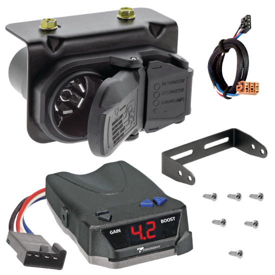 For 2003-2006 GMC Yukon XL 1500 7-Way RV Wiring + Tekonsha BRAKE-EVN Brake Control + Plug & Play BC Adapter By Tekonsha