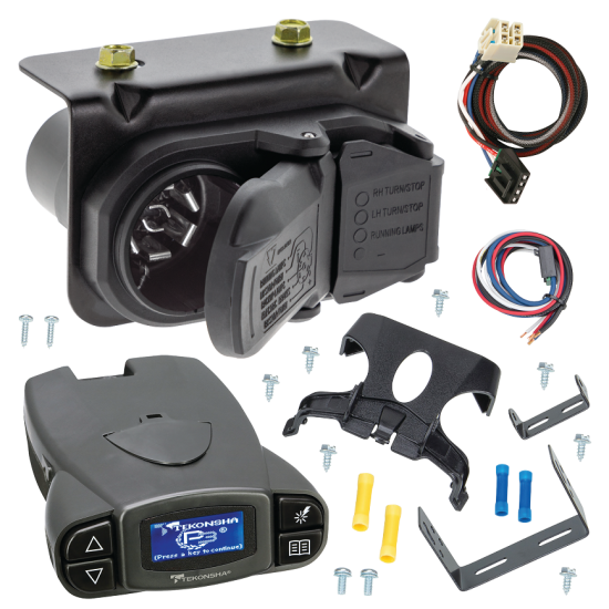 For 2014-2020 GMC Sierra 1500 7-Way RV Wiring + Tekonsha Prodigy P3 Brake Control + Plug & Play BC Adapter By Tekonsha