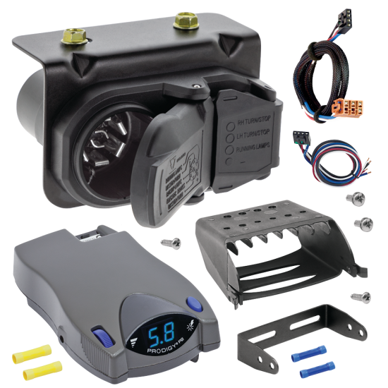 For 2003-2006 GMC Yukon XL 1500 7-Way RV Wiring + Tekonsha Prodigy P2 Brake Control + Plug & Play BC Adapter By Tekonsha