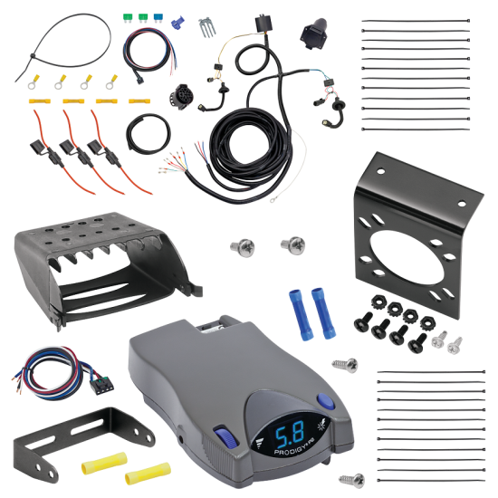 For 2015-2023 Ford Transit-150 7-Way RV Wiring + Tekonsha Prodigy P2 Brake Control By Tekonsha