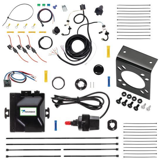 For 2015-2023 Ford Transit-250 Tekonsha Prodigy iD Bluetooth Wireless Brake Control + 7-Way RV Wiring By Tekonsha