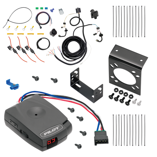 For 2015-2024 Ford Transit-350 7-Way RV Wiring + Pro Series Pilot Brake Control (For Dual Rear Wheel Models) By Tekonsha