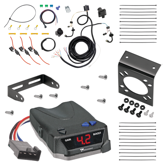 For 2015-2024 Ford Transit-350 7-Way RV Wiring + Tekonsha BRAKE-EVN Brake Control (For Dual Rear Wheel Models) By Tekonsha